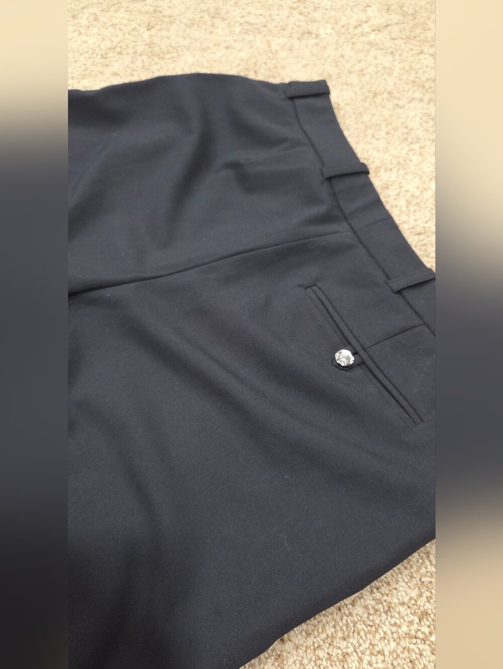 Calvin Klein Womens Modern Fit Black Dress Pants - Picture 5 of 5